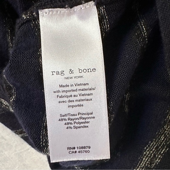 Rag & Bone The Knit Long Sleeve Shirt – Size Medium - Picture 5 of 6